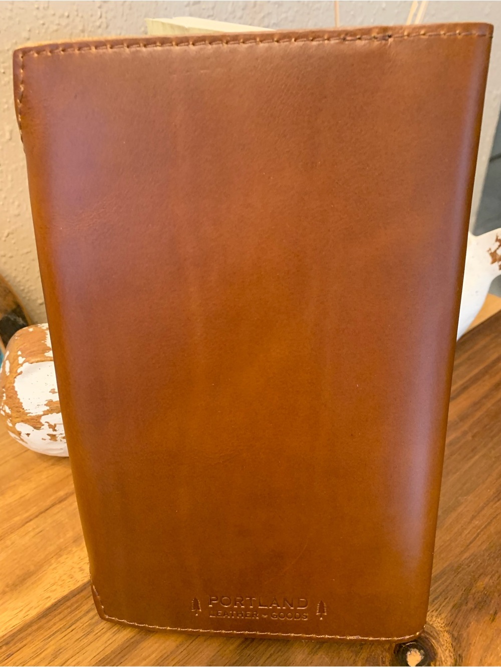 PLG Leather Journal in Madrone - Picture 2 of 5